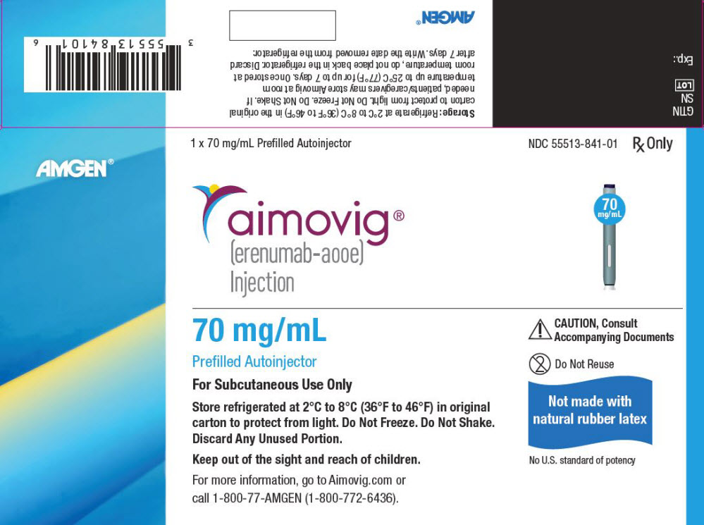 주요 표시 패널 - 70 mg/mL 자동 주사기 상자