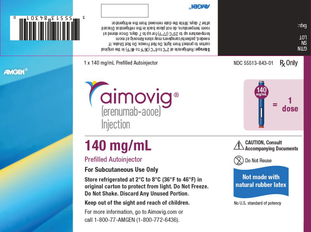 주요 표시 패널 - 140 mg/mL 자동 주사기 상자