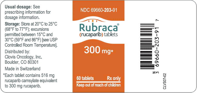 주요 디스플레이 패널 - 루브라카 정제 300 mg 병 라벨