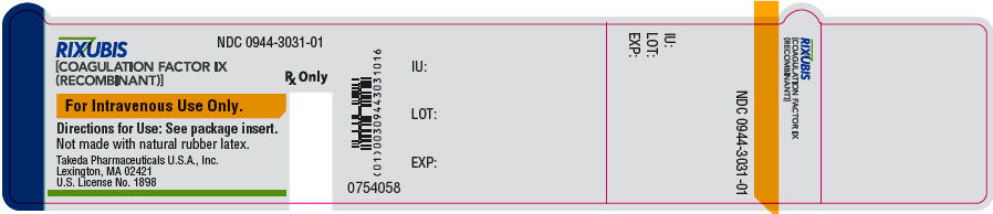 PRINCIPAL DISPLAY PANEL - 5 mL Vial Label - NDC 0944-3031-01