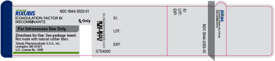 PRINCIPAL DISPLAY PANEL - 5 mL 바이알 라벨 - NDC 0944-3033-01