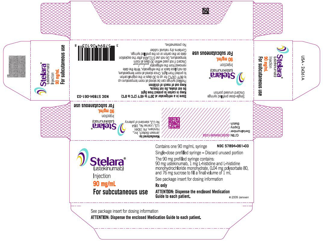 주요 표시 패널 - 90 mg/mL 주사기 상자