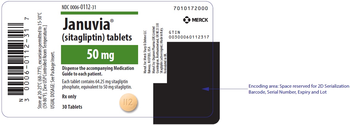 주요 표시 패널 - 50mg 정제 병 라벨