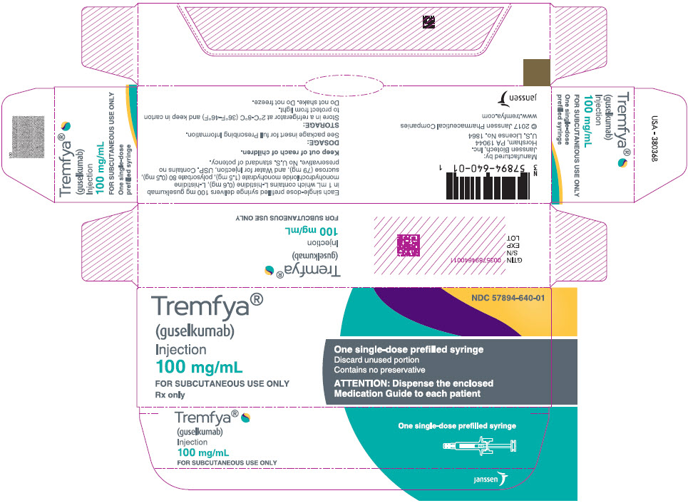 PRINCIPAL DISPLAY PANEL - 100 mg/mL Syringe Carton - NDC 57894-640-01